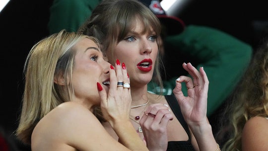 Taylor Swift chugs her drink during Super Bowl LVIII, sets off social media frenzy