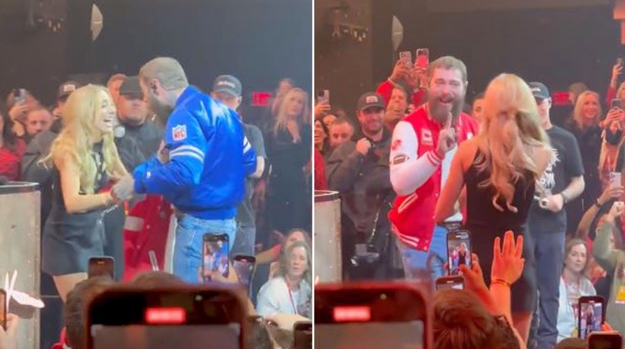 Brittany Mahomes convinces Post Malone to wear Chiefs jacket