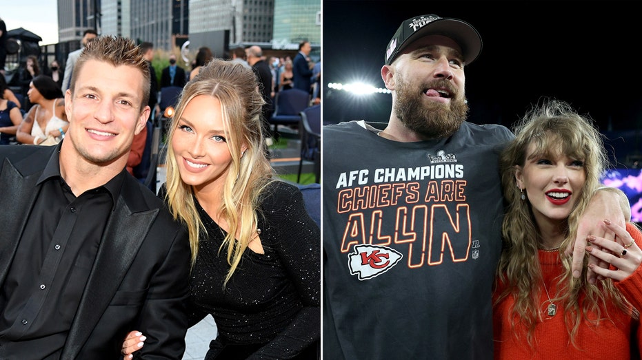 Taylor Swift, Travis Kelce get dating advice from Rob Gronkowski's longtime girlfriend: Avoid the noise
