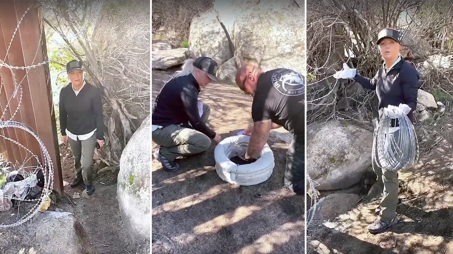 California House candidate takes border security into her own hands, buys 400ft of razor wire to patch hole