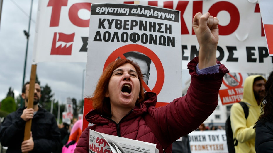 Greek transit system thwarted by strikes, protests on deadly train wreck's anniversary