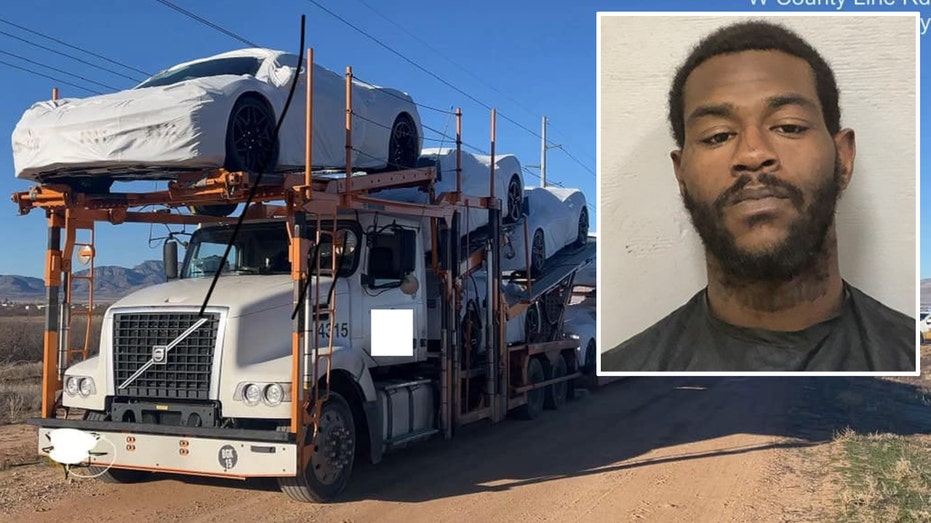 Arizona man just released from prison steals truck hauling Corvettes because he needed a ride home : sheriff