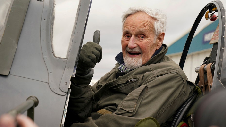 At 102 years old, veteran WWII pilot takes to the skies on a delightfully bumpy ride for charity