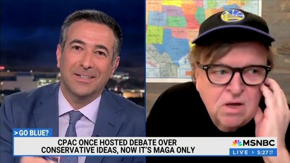Michael Moore mockingly pretends live 'embryos' are disrupting his MSNBC hit in abortion segment