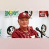 Mike Martin speaks to the media