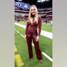 Lindsey Vonn attends the Super Bowl LVIII Pregame at Allegiant Stadium