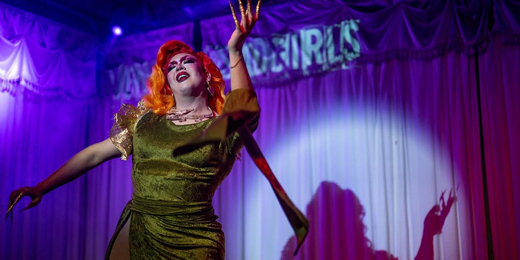 Lead image: A federal judge in Houston declared a Texas law banning certain drag performance