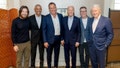 Actor Sean Hayes poses with with Biden, Obama and Clinton, along with fellows actors Jason Bateman and Will Arnett. - Fox News
