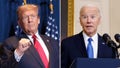 Former President Donald Trump and President Joe Biden.