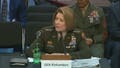 Gen. Laura Richardson speaks during a Senate committee hearing on Thursday regarding US SOUTHCOM's readiness for a noncombatant evacuation operation in Haiti.