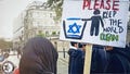 Antisemitic hate on display at an anti-Israel protest in London. Antisemitism in the UK is hitting record levels since the Hamas terror attacks on Oct. 7 - Fox News