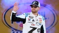 William Byron, driver of the #24 Z HP Chevrolet, waves to fans as he walks onstage during driver intros prior to the NASCAR Cup Series Pennzoil 400 at Las Vegas Motor Speedway on March 03, 2024 in Las Vegas, Nevada.