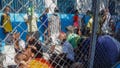 Inmates gather inside the National Penitentiary in downtown Port-au-Prince, Haiti, Sunday, March 3, 2024. Hundreds of inmates fled Haiti's main prison after armed gangs stormed the facility overnight.