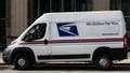 USPS delivery van is seen in Chicago, United States, on October 14, 2022.