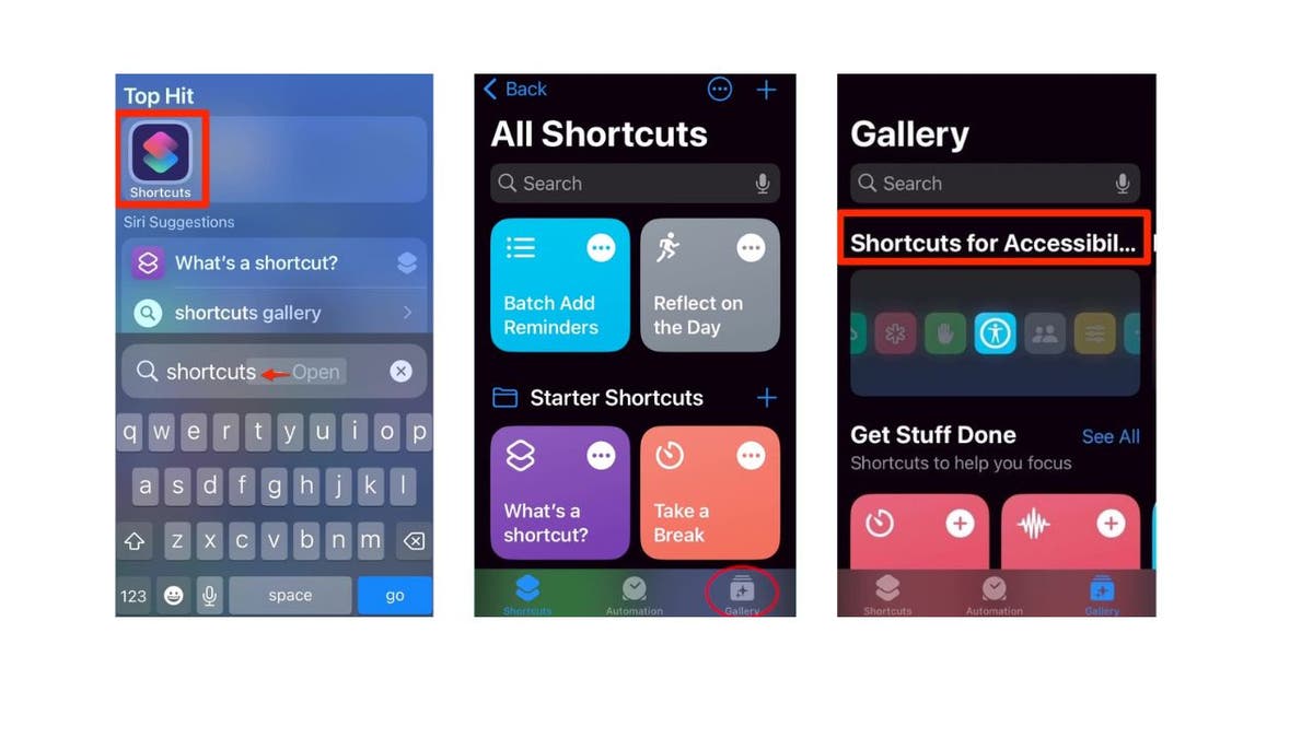 shortcuts icon aesthetic blue