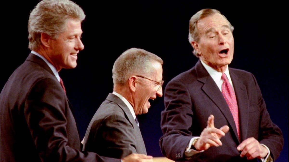 Bill Clinton, Ross Perot, George H. W. Bush