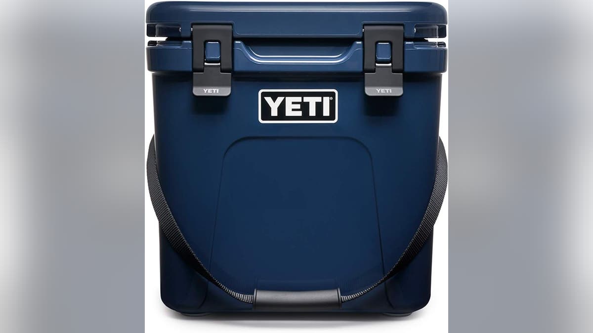 Save space with a tall Yeti cooler. 