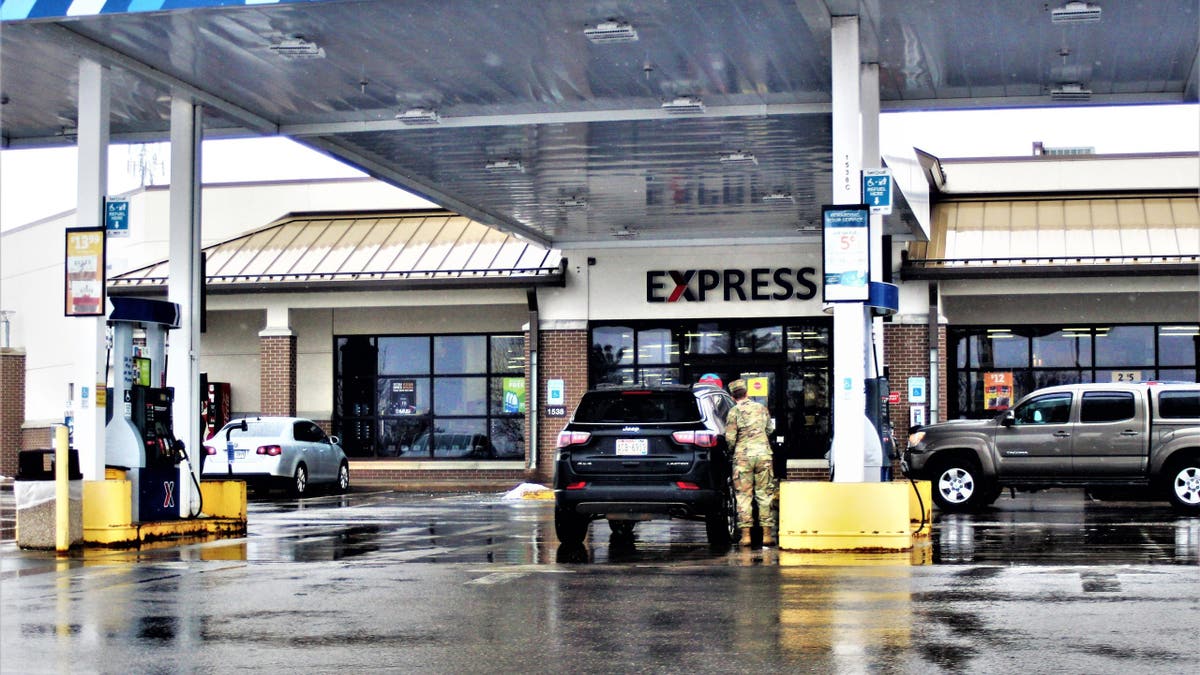 An AAFES gas station