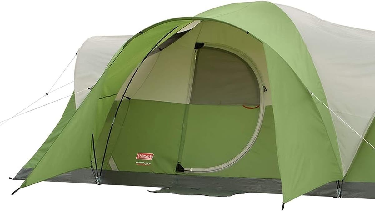 Perfect for a family, this tent sleeps up to eight. 