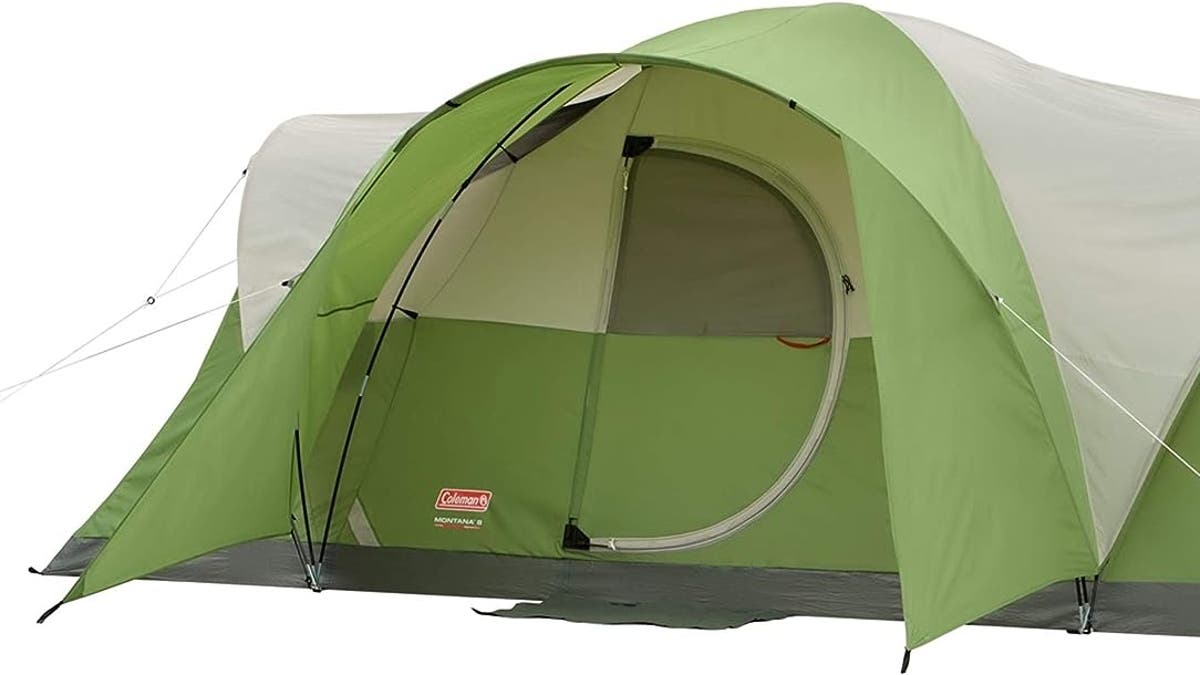 Perfect for a family, this tent sleeps up to eight.?