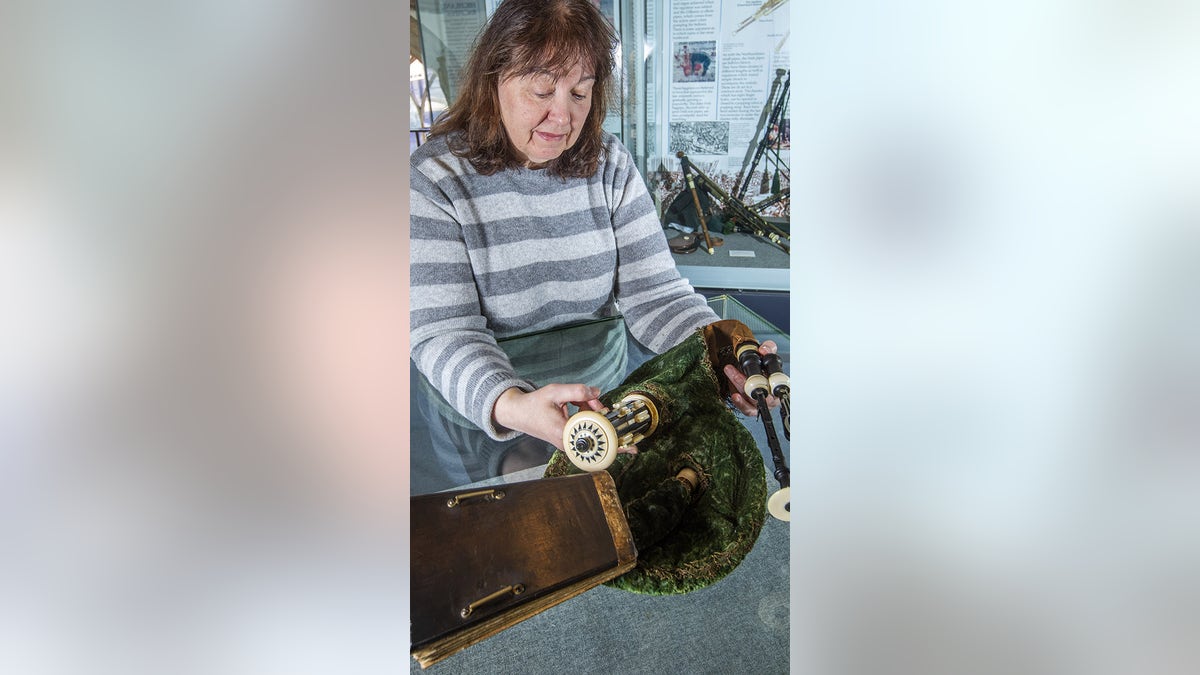 Oldest ever set of bagpipes displayed for World Bagpipe Day