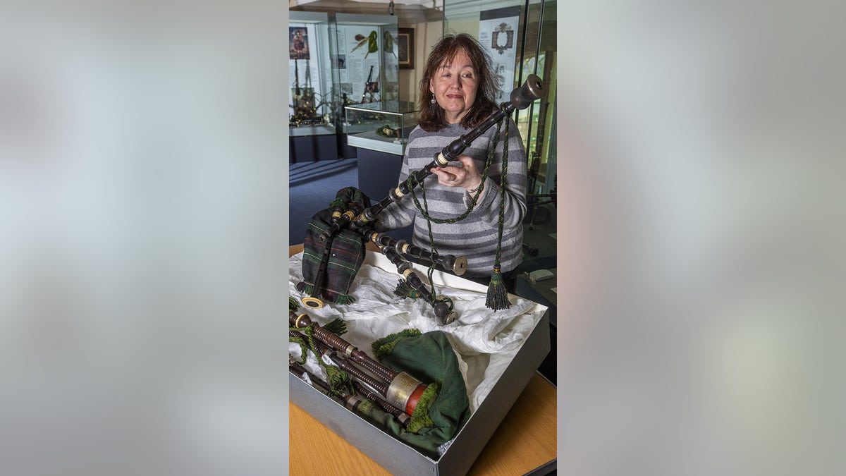Oldest ever set of bagpipes displayed for World Bagpipe Day