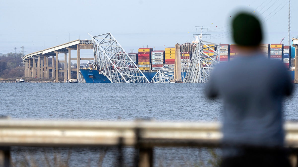 The Francis Scott Key Bridge collapsed after it was struck by a large cargo ship