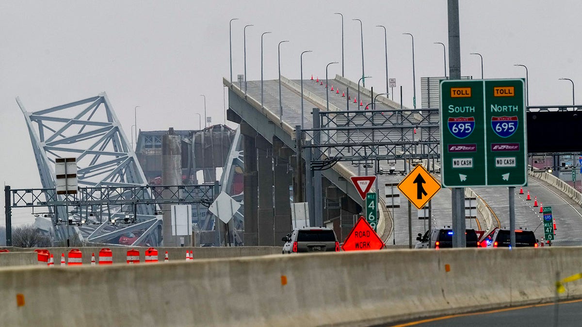 Francis Scott Key Bridge wreckage