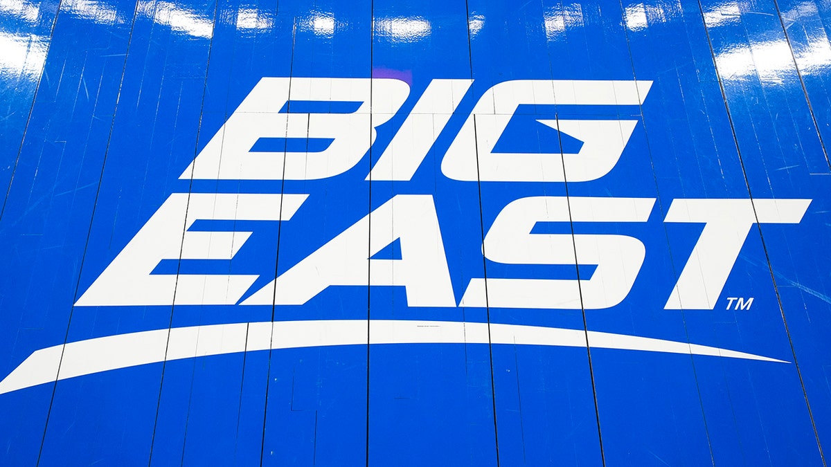 Big East logo on the floor