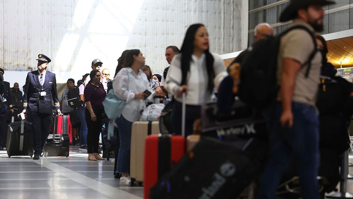 Airport travelers