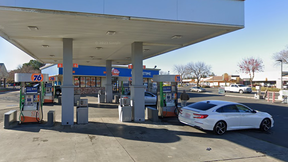 Gas station where child was hit by truck