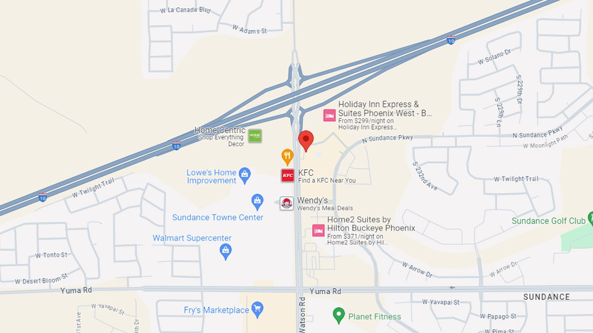 Google Maps of Circle K location