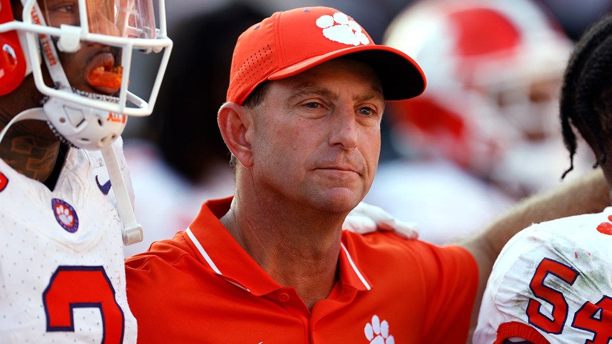 Dabo Swinney grins