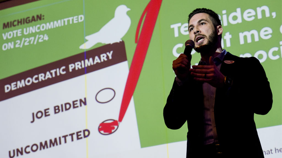 Dearborn, Michigan, Mayor Abdullah Hammoud helped push the "uncommitted" vote in the state's Democratic primary as a rebuke to President Biden's policies on the Gaza-Israel conflict.