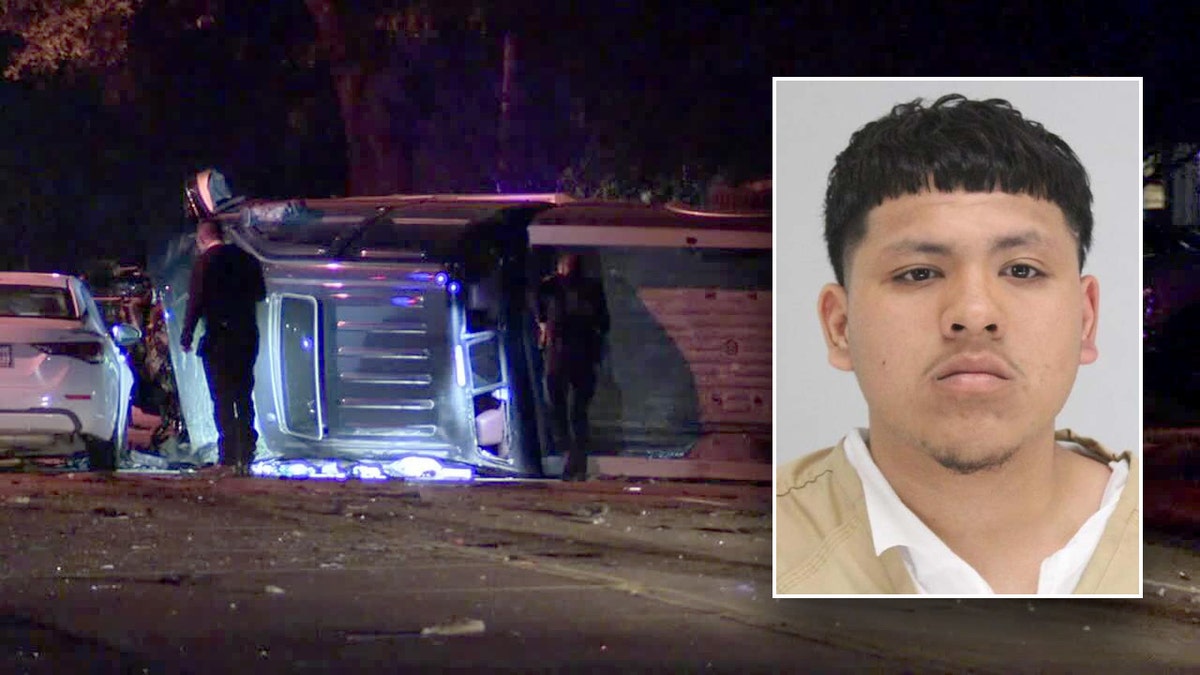 Antonio Ortiz and the crash scene