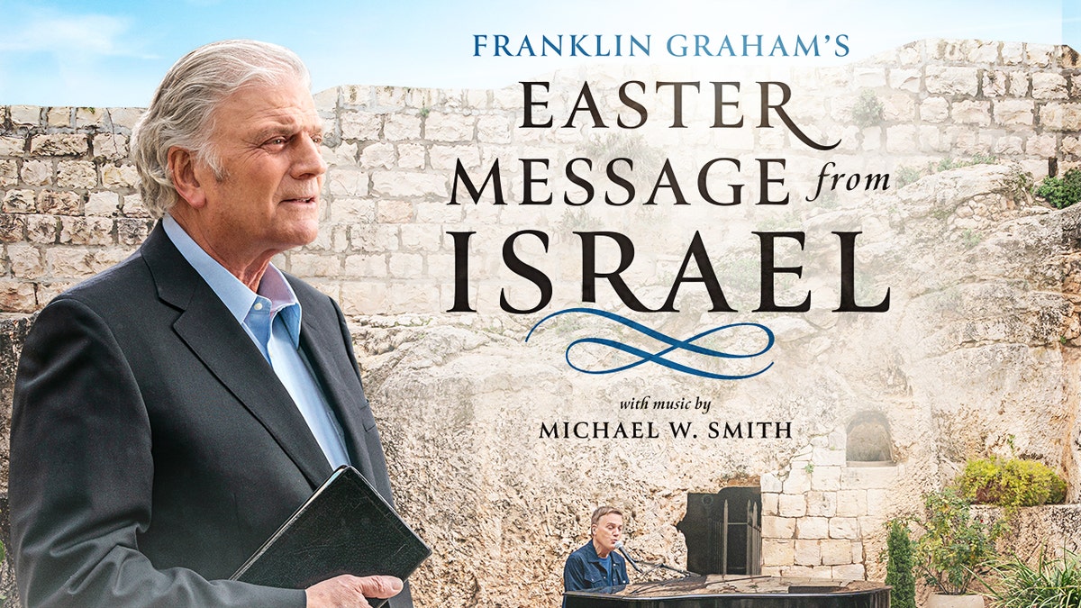 Easter message from Israel poster with Franklin Graham