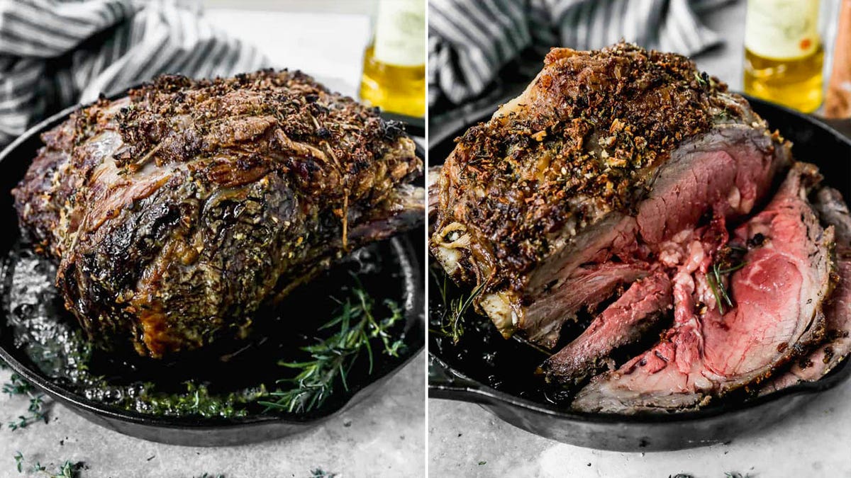 Easter Prime Rib split