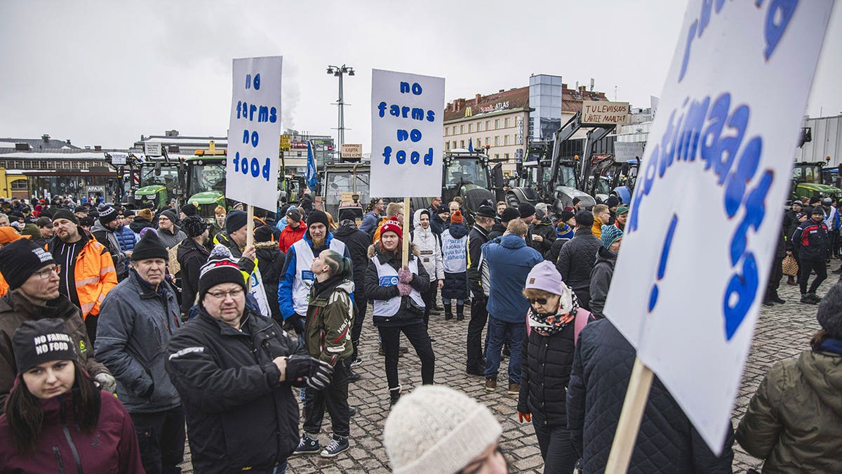 Farmer protest