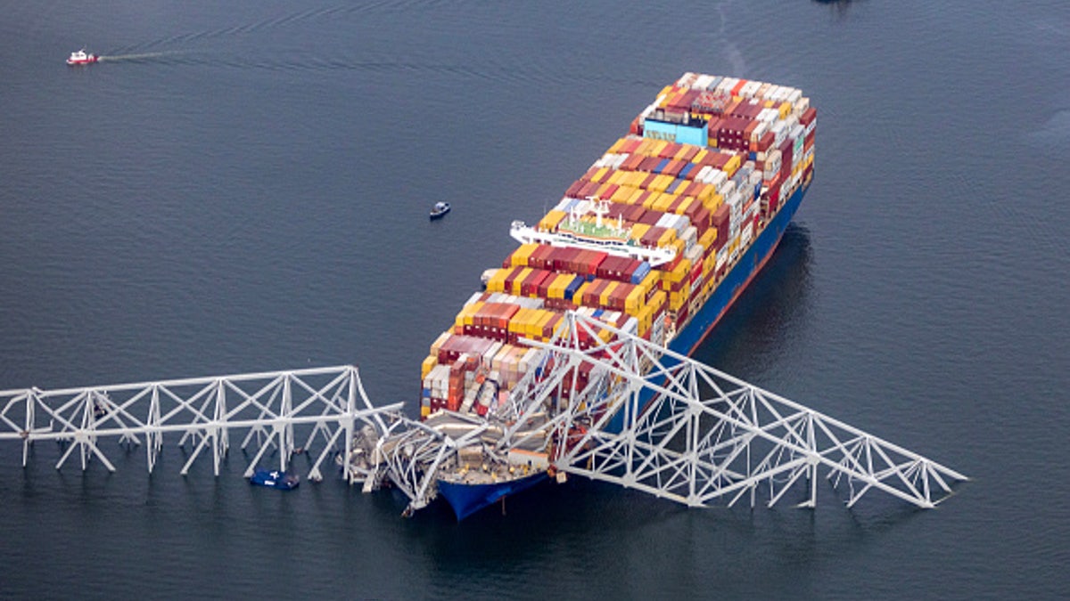 Cargo ship crashes into the Francis Scott Key Bridge in Baltimore