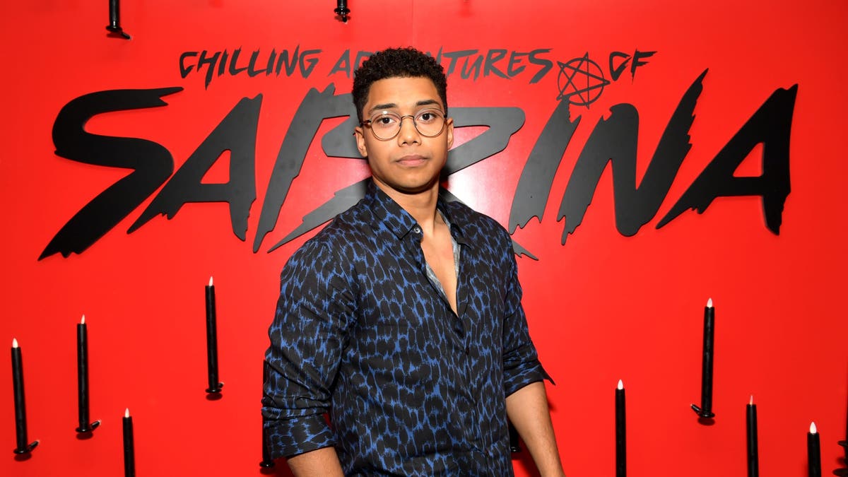 Chance Perdomo in the Chilling Adventures of Sabrina premiere
