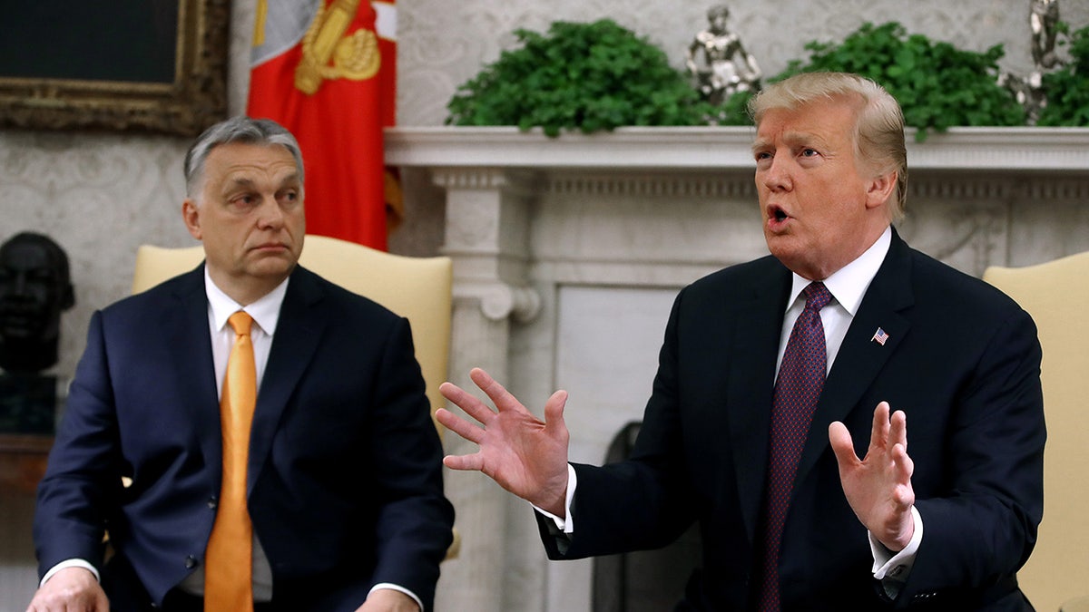 Trump meets with Orban at the Oval Office
