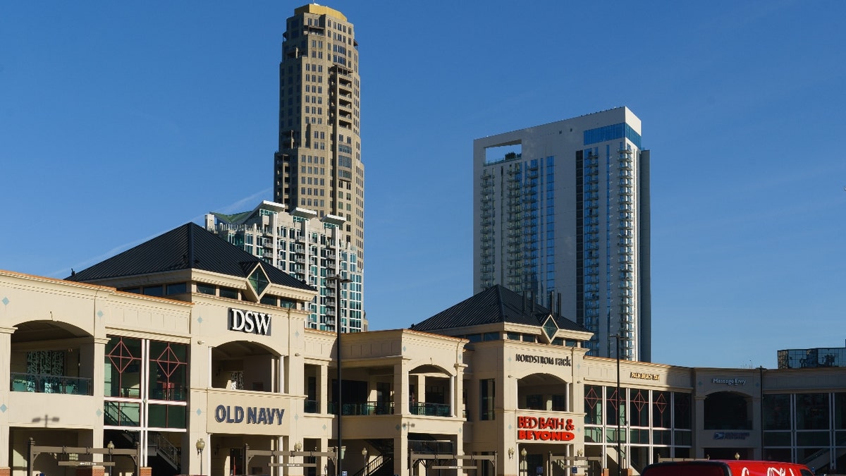 A shopping center in the Buckhead neighborhood of Atlanta, Georgia