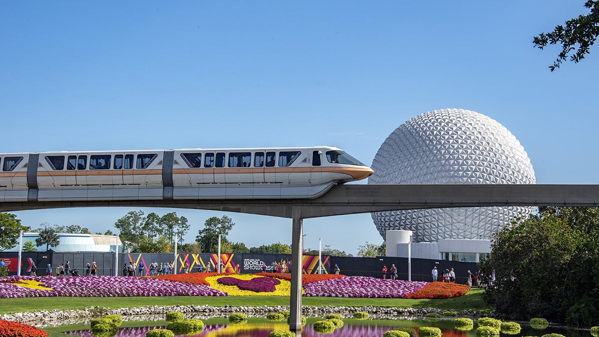 epcot ball and monorail