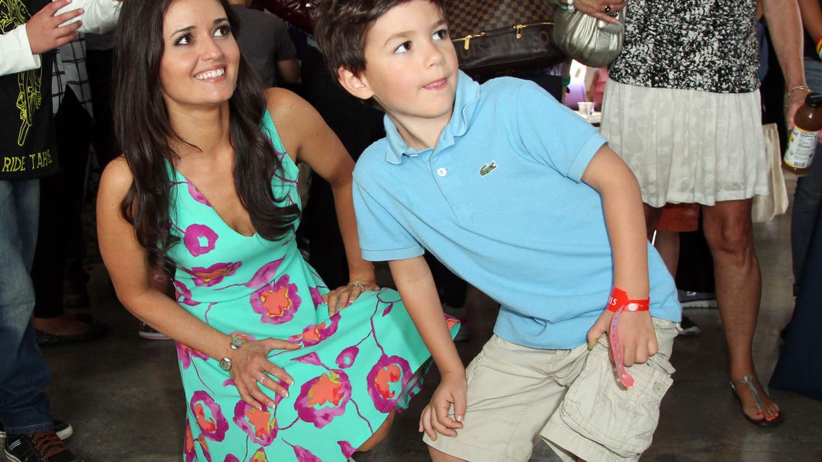 Danica McKellar and son Draco