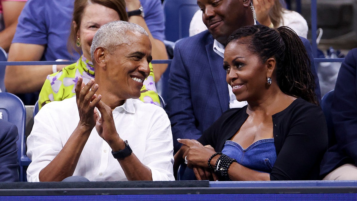 Obamas at US Open
