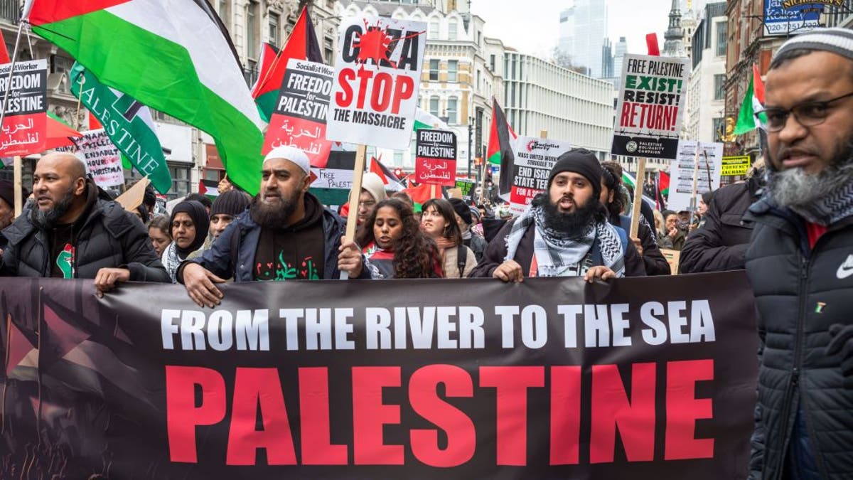 Anti-Israel UK protest