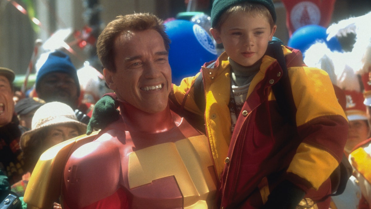 Arnold Schwarzenegger and Jake Lloyd