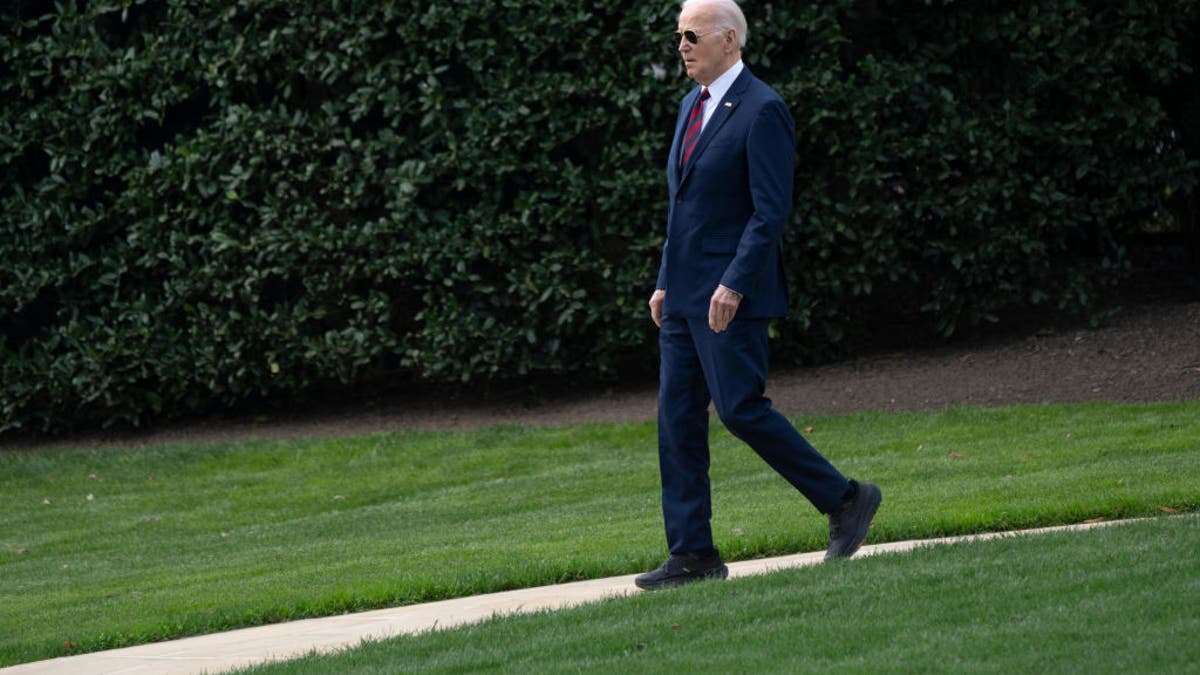 Biden on South Lawn of the White House