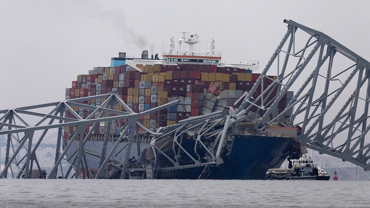 un carguero se estrelló contra el puente de Baltimore