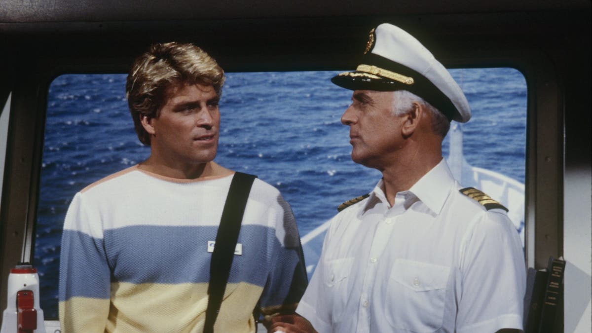 ted mcginley with gavid macleod in the love boat